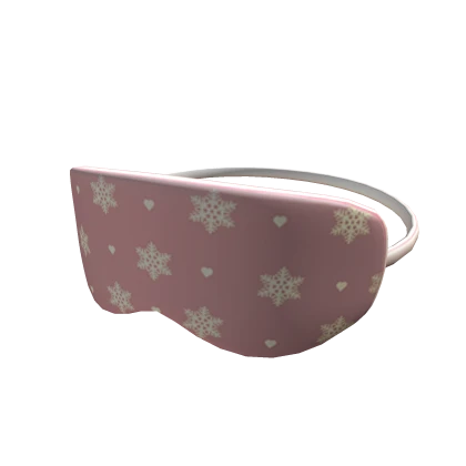 Christmas Sleeping Mask Pink