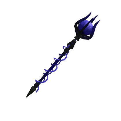 Deep Blue Dragon Staff