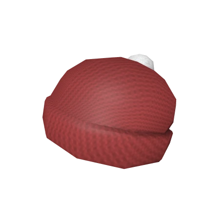 Puffball Beanie (Red)