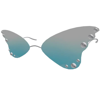 Fluttering Butterfly Glasses Blue