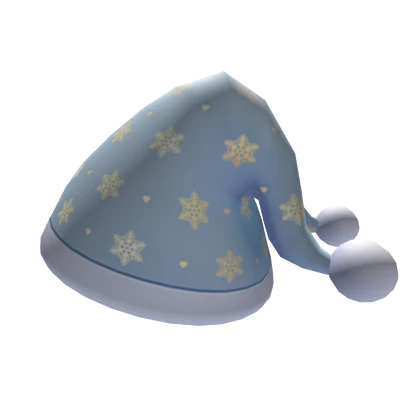 Christmas Pajama Hat Blue