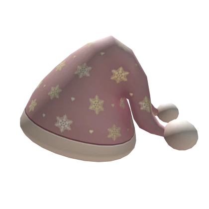 Christmas Pajama Hat Pink