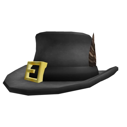 Grey Cowboy Pilgrim Hat