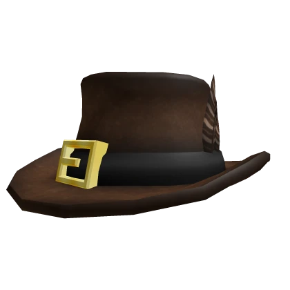 Brown Cowboy Pilgrim Hat