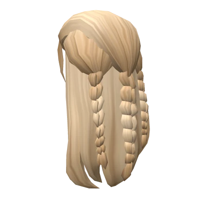 Medieval Braided Hair - Blond