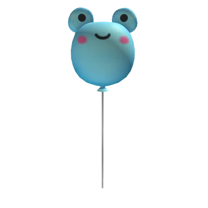 Blue Frog Balloon Friend