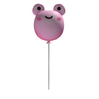 Pink Frog Balloon Friend