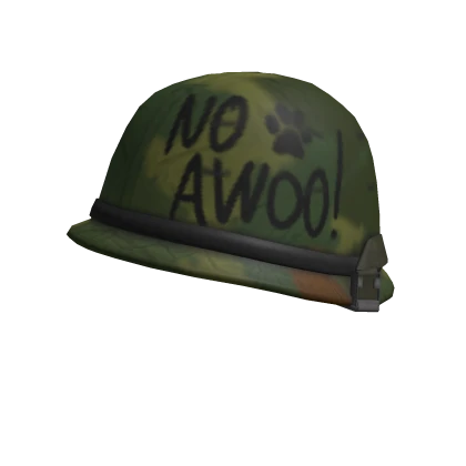 "No Awoo!" M1 Helmet