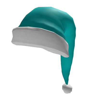 Sky Blue Santa Hat