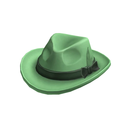 Green Homburg Hat