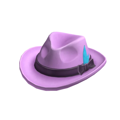 Purple Homburg Hat