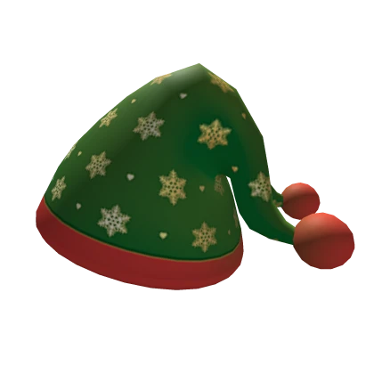 Christmas Pajama Hat Green