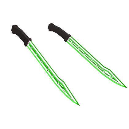 Dual Green Energy Sabers