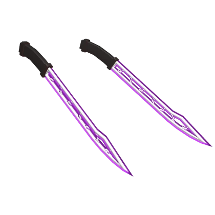 Dual Purple Energy Sabers