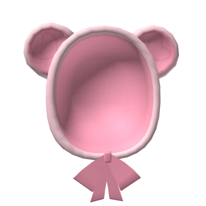 Pink Bear Hood