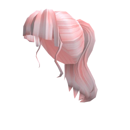 Cute Simple Pony with Bangs Pink