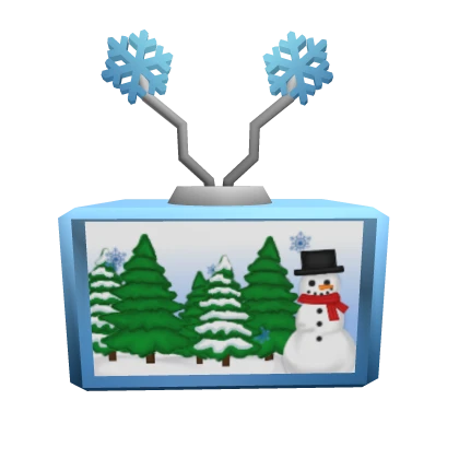 Winter Scene TV Head