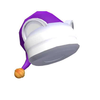 Purple Santa  Paws Hat