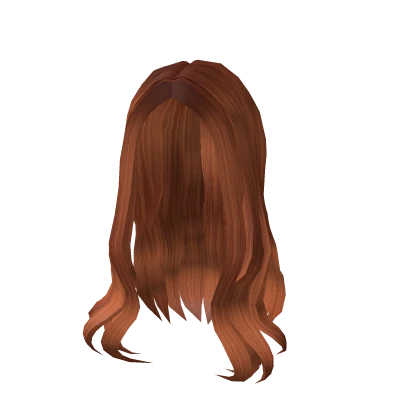 Ginger Wavy Simplistic Hair