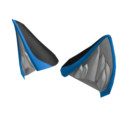 Black & Blue Wolf Ears