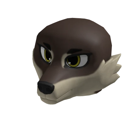 Brown Wolf Head