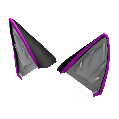 Black & Purple Fox Ears