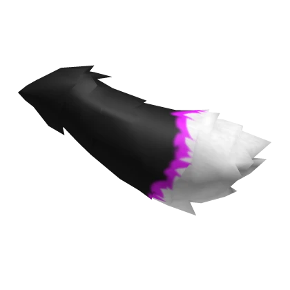 Black & Purple Fox Tail