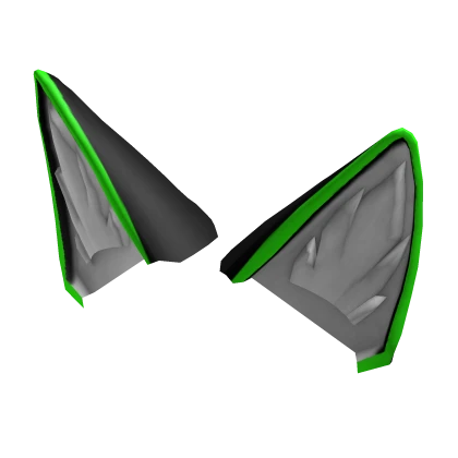 Black & Green Fox Ears