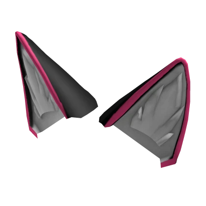 Black & Pink Fox Ears