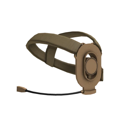 Tan Compact Headset