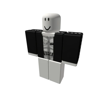 black jacket w mucles