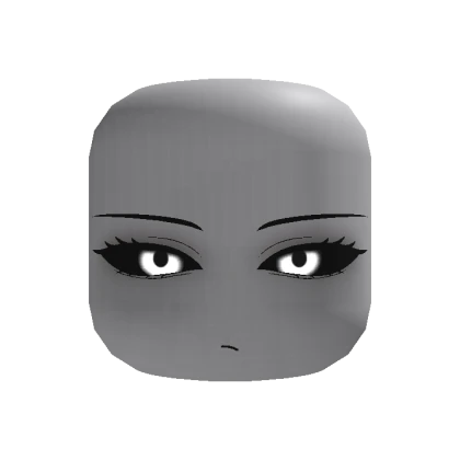 🍀Animated Bored Demon Face (Glowing White)