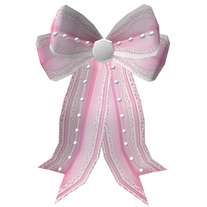 Lovely Lace Pink Bow (v.2)