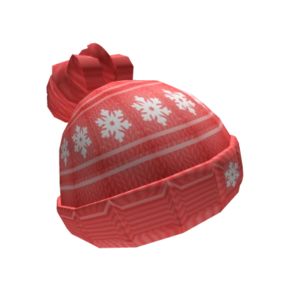 Red Christmas Snow Beanie