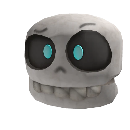 Cartoony Skull (Blue)