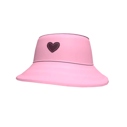 Pink Cute Heart Hat