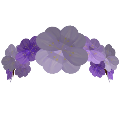 Purple Flower Crown