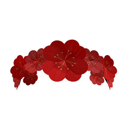 Red Flower Crown