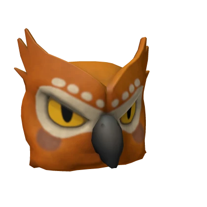 Orange Owl Mask