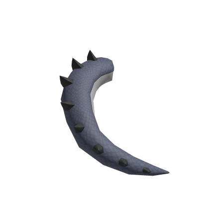 Dark Grey Scalie Dragon Tail