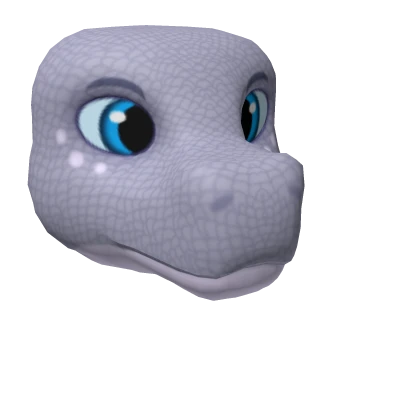 Light Grey Scalie Dragon Head