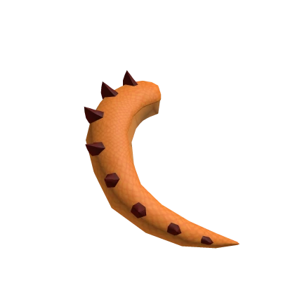 Orange Scalie Dragon Tail