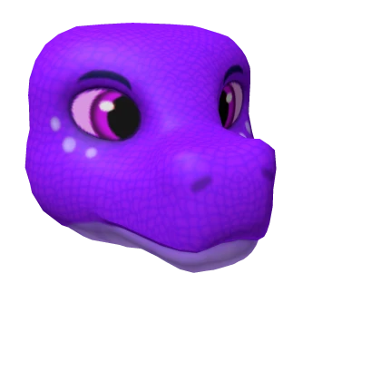 Purple Scalie Dragon Head