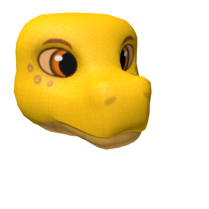 Yellow Scalie Dragon Head