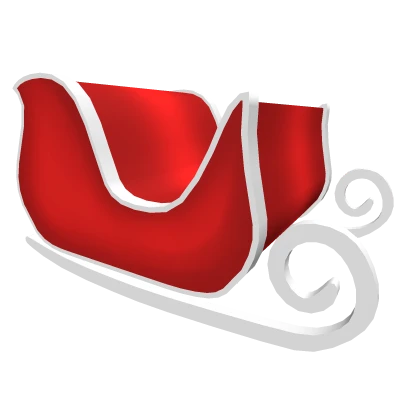 Red And White Santa Sleigh