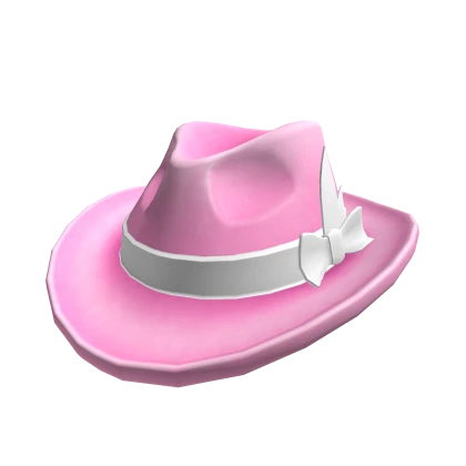 Pink Homburg Hat