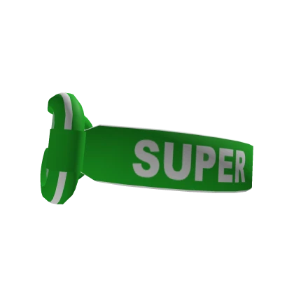 SUPER! Green Goggles (Sideways) 