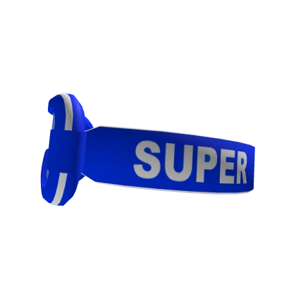 SUPER! Blue Goggles (Sideways) 