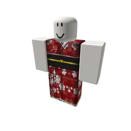 (CHECK DESC) Akai shiro Sakura kimono [B]