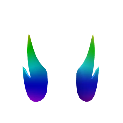 Neon Rainbow Simple Wings